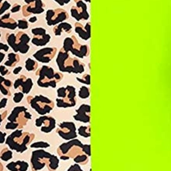 TEMPT ME Crisscross Lace Up Contrasting Swimsuit 🐆 NEW WITH TAGS! - Picture 7 of 10